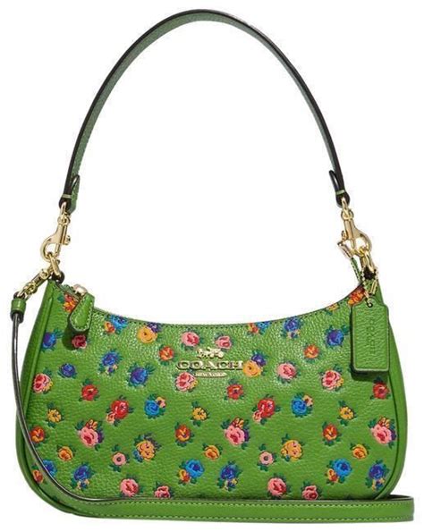 coach tasche blumen